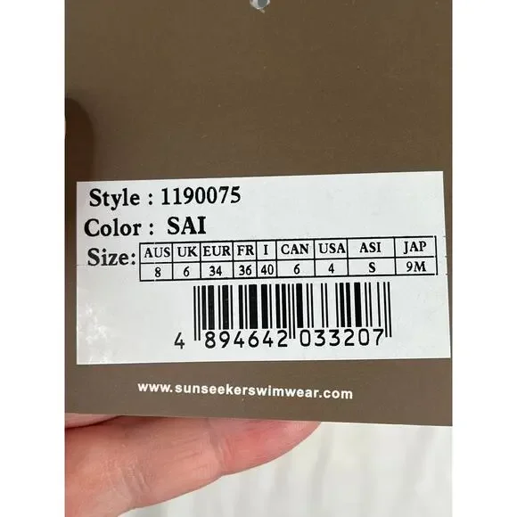 Sunseeker Australia one-piece bathing suit, size 4 (USA), NWT - Picture 3 of 8